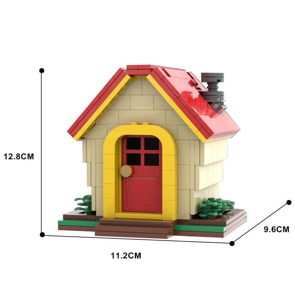 283PCS MOC 110670 Animal Mini House 1 MOC Building Block Bricks mocpixel
