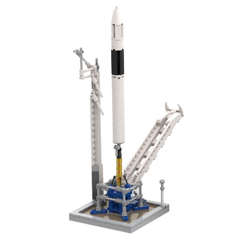 272pcs-moc-89466-spacex-falcon-1-launch-pad-saturn-v-scale-moc