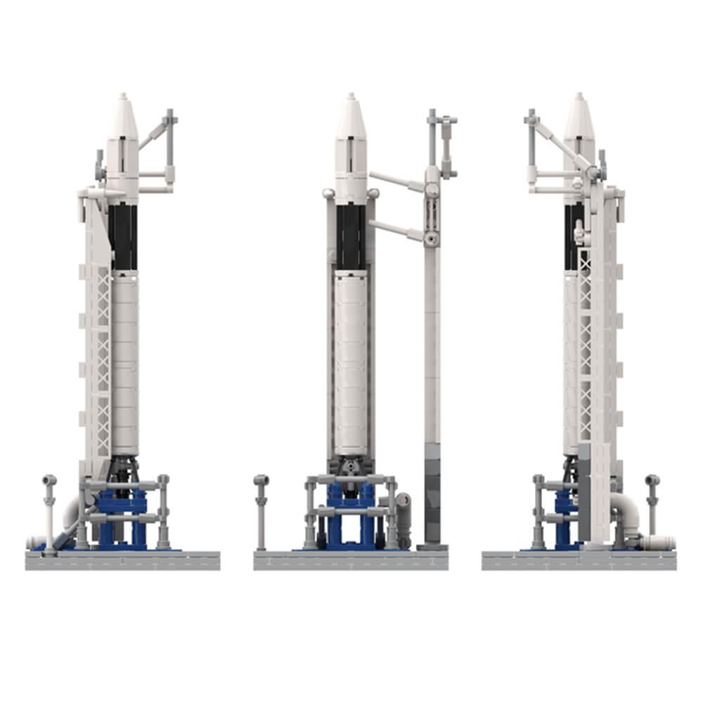 272PCS SpaceX Falcon 1 & Launch Pad [Saturn V scale] MOC Building Block Bricks |MocPixel 272PCS SpaceX Falcon 1 & Launch Pad [Saturn V scale] MOC Building Block Bricks |MocPixel - Default Title Lego Block Sets Alternative