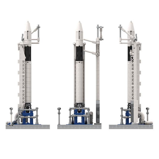 272PCS SpaceX Falcon 1 & Launch Pad [Saturn V scale] MOC Building Block Bricks |MocPixel 272PCS SpaceX Falcon 1 & Launch Pad [Saturn V scale] MOC Building Block Bricks |MocPixel - Default Title Lego Block Sets Alternative 1000