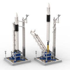 272PCS SpaceX Falcon 1 & Launch Pad [Saturn V scale] MOC Building Block Bricks |MocPixel 272PCS SpaceX Falcon 1 & Launch Pad [Saturn V scale] MOC Building Block Bricks |MocPixel - Default Title Lego Block Sets Alternative