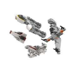 213PCS/224PCS Micro Republic/Rebel Starfighters Space War MOC Building Block Bricks |MocPixel 213PCS/224PCS Micro Republic/Rebel Starfighters Space War MOC Building Block Bricks |MocPixel - 213PCS Lego Block Sets Alternative