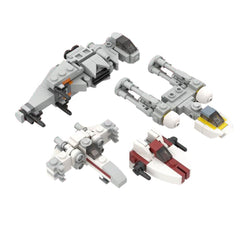 213PCS/224PCS Micro Republic/Rebel Starfighters Space War MOC Building Block Bricks |MocPixel 213PCS/224PCS Micro Republic/Rebel Starfighters Space War MOC Building Block Bricks |MocPixel - 213PCS Lego Block Sets Alternative
