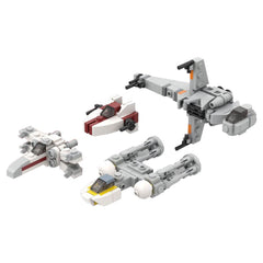 213PCS/224PCS Micro Republic/Rebel Starfighters Space War MOC Building Block Bricks |MocPixel 213PCS/224PCS Micro Republic/Rebel Starfighters Space War MOC Building Block Bricks |MocPixel - 213PCS Lego Block Sets Alternative