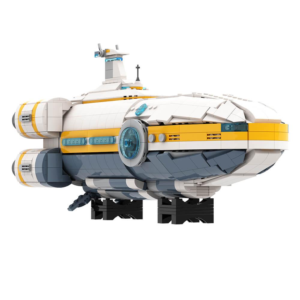 1438PCS Aurora Capital Ship of the Deep Sea MOC Building Block Bricks |MocPixel 1438PCS Aurora Capital Ship of the Deep Sea MOC Building Block Bricks |MocPixel - Default Title Lego Block Sets Alternative