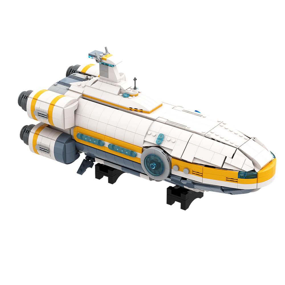 1438PCS Aurora Capital Ship of the Deep Sea MOC Building Block Bricks |MocPixel 1438PCS Aurora Capital Ship of the Deep Sea MOC Building Block Bricks |MocPixel - Default Title Lego Block Sets Alternative