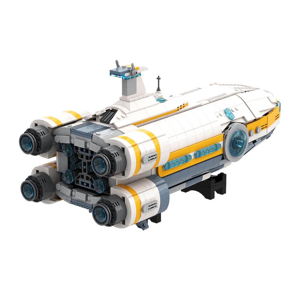 1438PCS Aurora Capital Ship of the Deep Sea MOC Building Block Bricks |MocPixel 1438PCS Aurora Capital Ship of the Deep Sea MOC Building Block Bricks |MocPixel - Default Title Lego Block Sets Alternative