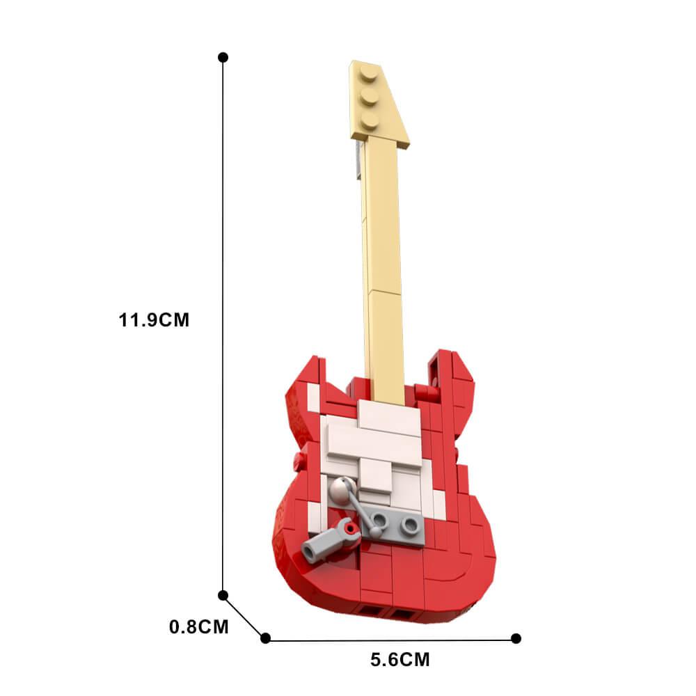 61PCS Fender Stratocaster MOC Building Block Bricks |MocPixel 61PCS Fender Stratocaster MOC Building Block Bricks |MocPixel - Default Title Lego Block Sets Alternative