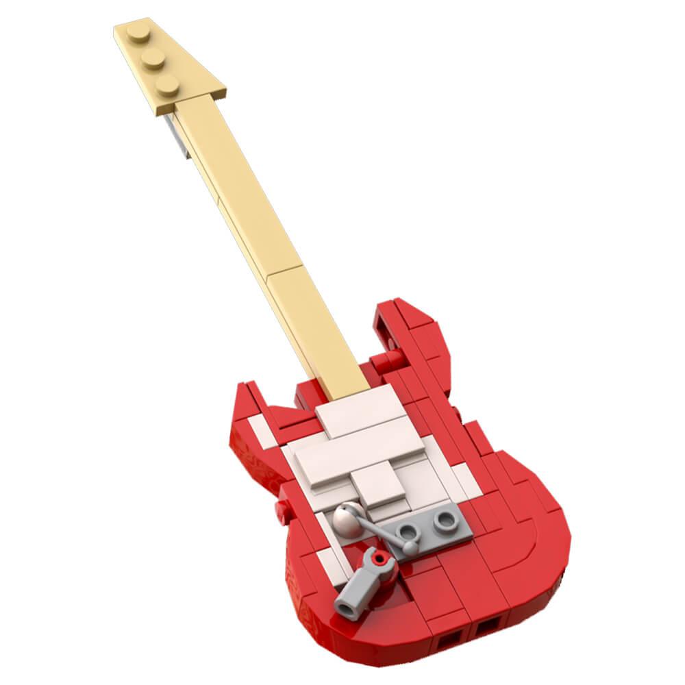 61PCS Fender Stratocaster MOC Building Block Bricks |MocPixel 61PCS Fender Stratocaster MOC Building Block Bricks |MocPixel - Default Title Lego Block Sets Alternative