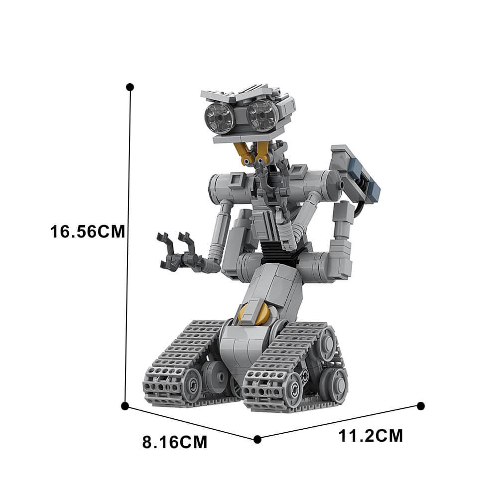 313PCS Johnny 5/ Thunderbolt 5 from Movie Short Curcuits MOC Building Block Bricks |MocPixel 313PCS Johnny 5/ Thunderbolt 5 from Movie Short Curcuits MOC Building Block Bricks |MocPixel - 1 Set Lego Block Sets Alternative