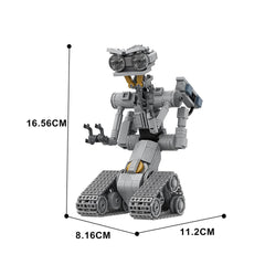 313PCS Johnny 5/ Thunderbolt 5 from Movie Short Curcuits MOC Building Block Bricks |MocPixel 313PCS Johnny 5/ Thunderbolt 5 from Movie Short Curcuits MOC Building Block Bricks |MocPixel - 1 Set Lego Block Sets Alternative