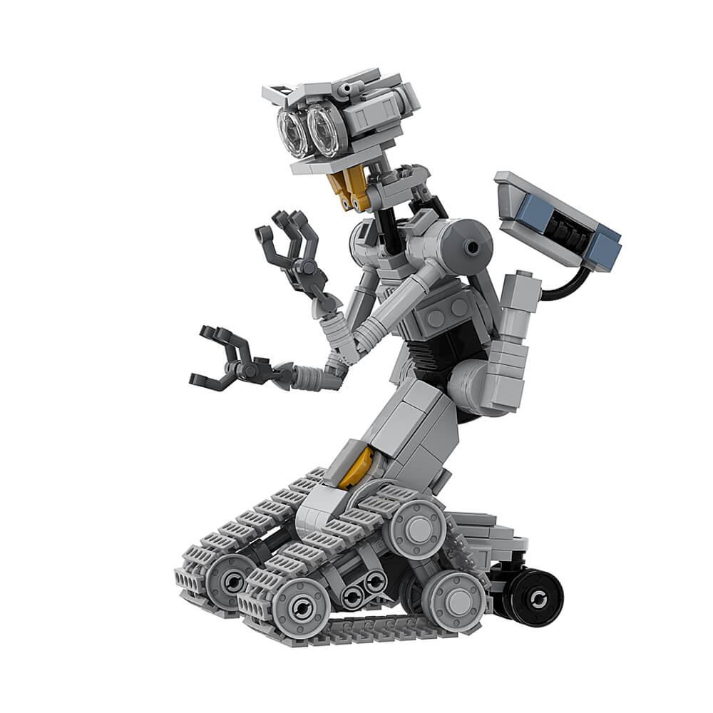 313PCS Johnny 5/ Thunderbolt 5 from Movie Short Curcuits MOC Building Block Bricks |MocPixel 313PCS Johnny 5/ Thunderbolt 5 from Movie Short Curcuits MOC Building Block Bricks |MocPixel - 1 Set Lego Block Sets Alternative