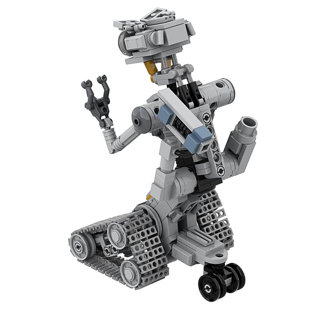 313PCS Johnny 5/ Thunderbolt 5 from Movie Short Curcuits MOC Building Block Bricks |MocPixel 313PCS Johnny 5/ Thunderbolt 5 from Movie Short Curcuits MOC Building Block Bricks |MocPixel - 1 Set Lego Block Sets Alternative