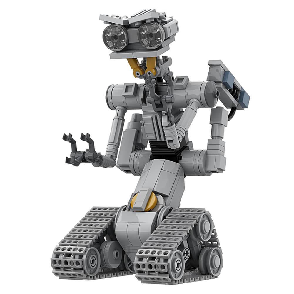 313PCS Johnny 5/ Thunderbolt 5 from Movie Short Curcuits MOC Building Block Bricks |MocPixel 313PCS Johnny 5/ Thunderbolt 5 from Movie Short Curcuits MOC Building Block Bricks |MocPixel - 1 Set Lego Block Sets Alternative