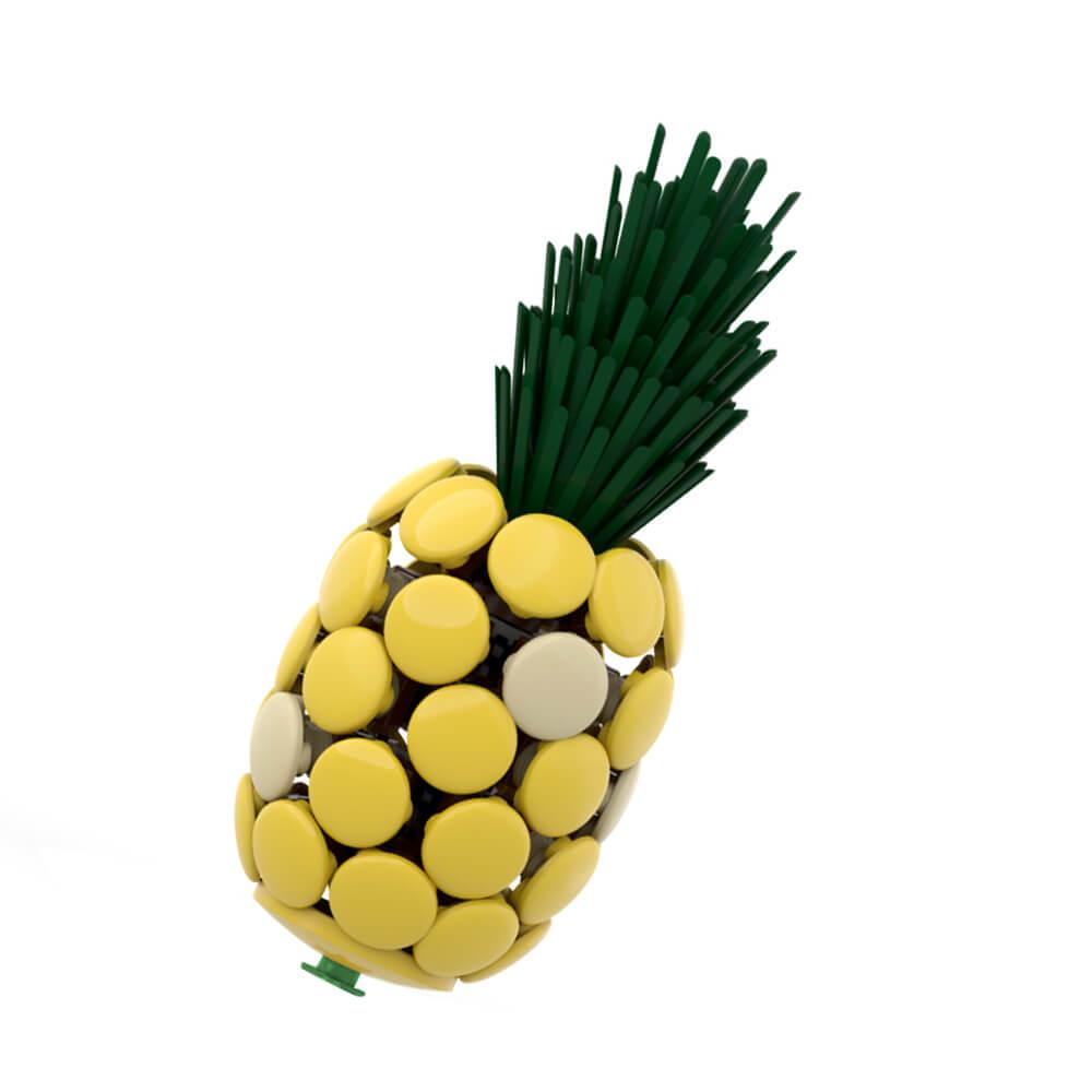 165PCS Pineapple MOC Building Block Bricks |MocPixel 165PCS Pineapple MOC Building Block Bricks |MocPixel - Default Title Lego Block Sets Alternative
