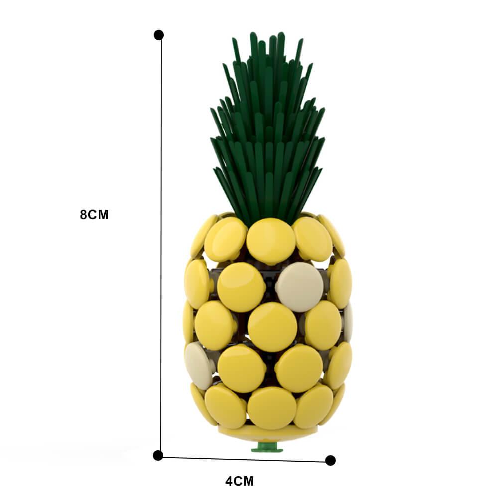 165PCS Pineapple MOC Building Block Bricks |MocPixel 165PCS Pineapple MOC Building Block Bricks |MocPixel - Default Title Lego Block Sets Alternative