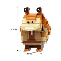 172PCS Jar Jar Binks BrickHeadz Space War MOC Building Block Bricks |MocPixel 172PCS Jar Jar Binks BrickHeadz Space War MOC Building Block Bricks |MocPixel - Default Title Lego Block Sets Alternative