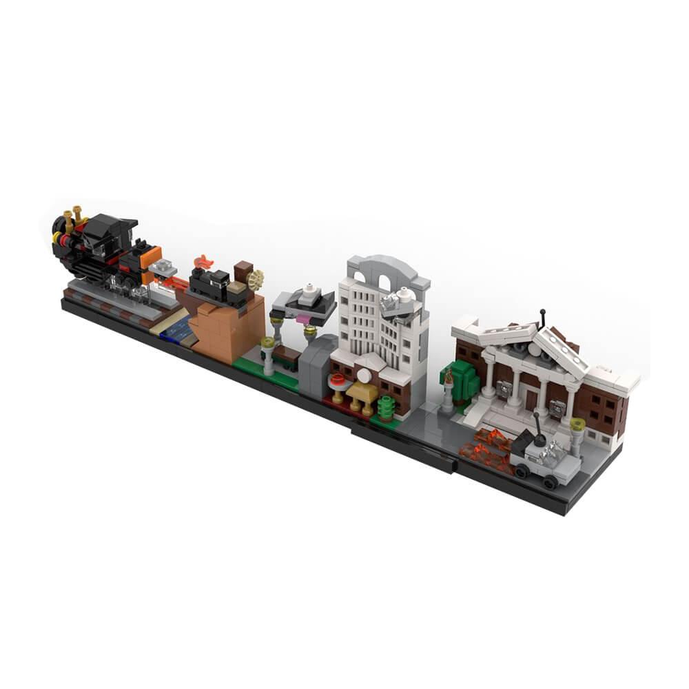 552PCS Back to the Future Skyline Architecture MOC Building Block Bricks |MocPixel 552PCS Back to the Future Skyline Architecture MOC Building Block Bricks |MocPixel - Default Title Lego Block Sets Alternative