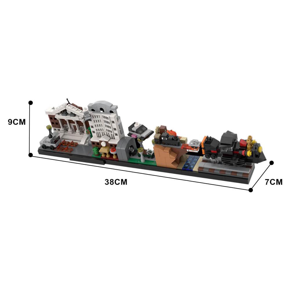 552PCS Back to the Future Skyline Architecture MOC Building Block Bricks |MocPixel 552PCS Back to the Future Skyline Architecture MOC Building Block Bricks |MocPixel - Default Title Lego Block Sets Alternative