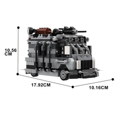 511PCS nti zombie van MOC Building Block Bricks |MocPixel 511PCS nti zombie van MOC Building Block Bricks |MocPixel - Default Title Lego Block Sets Alternative