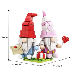 Valentine's Day Faceless Doll & Heart Box Love/Wedding Proposal Gift Ring box MOC Building Block Bricks |MocPixel Valentine's Day Faceless Doll & Heart Box Love/Wedding Proposal Gift Ring box MOC Building Block Bricks |MocPixel - Faceless Doll Lego Block Sets Alternative