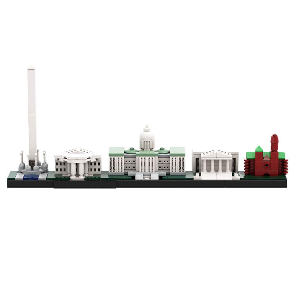 278PCS Washington DC Skyline MOC Building Block Bricks |MocPixel 278PCS Washington DC Skyline MOC Building Block Bricks |MocPixel - Default Title Lego Block Sets Alternative