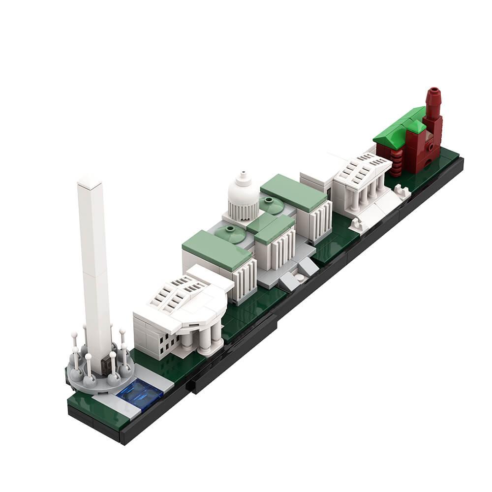 278PCS Washington DC Skyline MOC Building Block Bricks |MocPixel 278PCS Washington DC Skyline MOC Building Block Bricks |MocPixel - Default Title Lego Block Sets Alternative