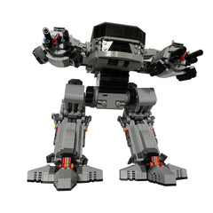 ED209 Small/ UCS Scale RobotCop MOC Building Block Bricks |MocPixel ED209 Small/ UCS Scale RobotCop MOC Building Block Bricks |MocPixel - Small Size (269PCS) Lego Block Sets Alternative