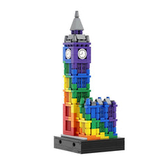 414PCS Colorful Big Ben II MOC Building Block Bricks |MocPixel 414PCS Colorful Big Ben II MOC Building Block Bricks |MocPixel - Default Title Lego Block Sets Alternative