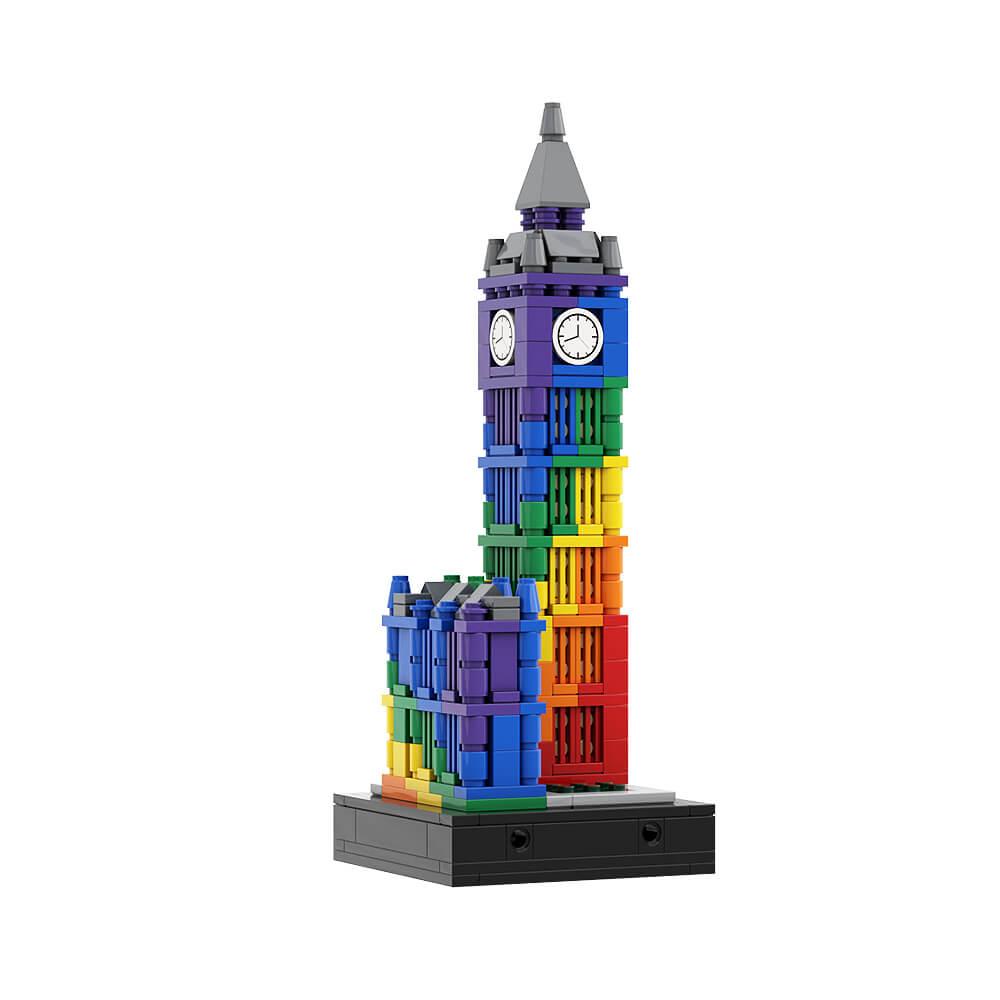 414PCS Colorful Big Ben II MOC Building Block Bricks |MocPixel 414PCS Colorful Big Ben II MOC Building Block Bricks |MocPixel - Default Title Lego Block Sets Alternative