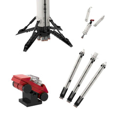 713PCS SpaceX Falcon Heavy [Saturn V scale] MOC Building Block Bricks |MocPixel 713PCS SpaceX Falcon Heavy [Saturn V scale] MOC Building Block Bricks |MocPixel - Default Title Lego Block Sets Alternative