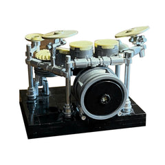 Musical Instruments Drumset with Rack-System/ Saxophone / Trumpet MOC Building Block Bricks |MocPixel Musical Instruments Drumset with Rack-System/ Saxophone / Trumpet MOC Building Block Bricks |MocPixel - Saxophone and Trumpet Lego Block Sets Alternative