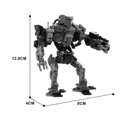 263PCS RoboCAIN from RobotCop 2 1990 - Caine, the evil cyborg Endboss MOC Building Block Bricks |MocPixel 263PCS RoboCAIN from RobotCop 2 1990 - Caine, the evil cyborg Endboss MOC Building Block Bricks |MocPixel - Default Title Lego Block Sets Alternative