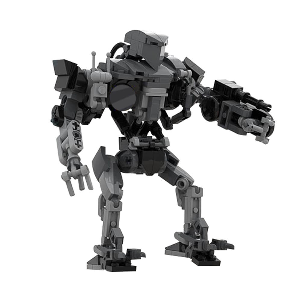 263PCS RoboCAIN from RobotCop 2 1990 - Caine, the evil cyborg Endboss MOC Building Block Bricks |MocPixel 263PCS RoboCAIN from RobotCop 2 1990 - Caine, the evil cyborg Endboss MOC Building Block Bricks |MocPixel - Default Title Lego Block Sets Alternative