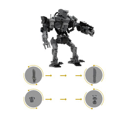263PCS RoboCAIN from RobotCop 2 1990 - Caine, the evil cyborg Endboss MOC Building Block Bricks |MocPixel 263PCS RoboCAIN from RobotCop 2 1990 - Caine, the evil cyborg Endboss MOC Building Block Bricks |MocPixel - Default Title Lego Block Sets Alternative