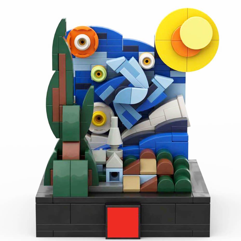 272PCS The Mini Starry Night MOC Building Block Bricks |MocPixel 272PCS The Mini Starry Night MOC Building Block Bricks |MocPixel - Default Title Lego Block Sets Alternative