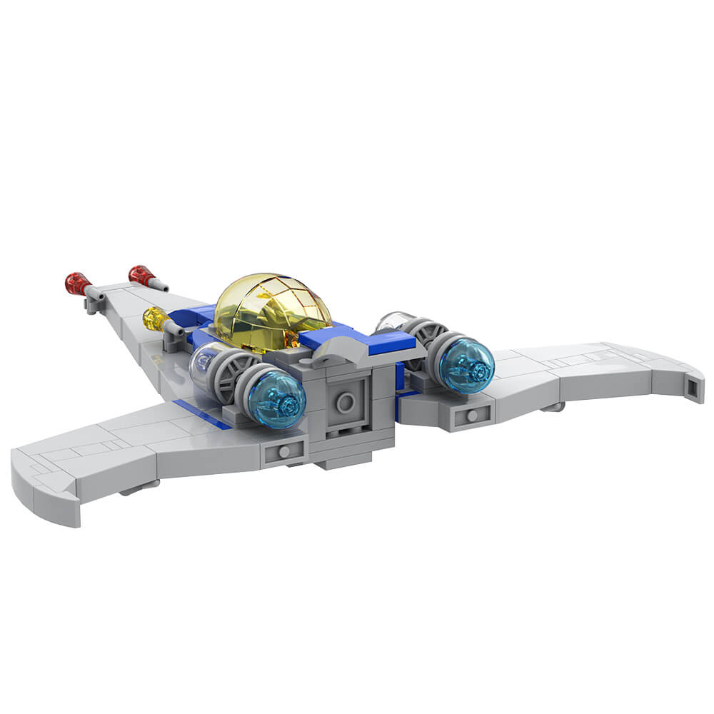 Modern classic spaceship MOC Building Block Bricks |MocPixel Modern classic spaceship MOC Building Block Bricks |MocPixel - Small Size(204PCS) Lego Block Sets Alternative
