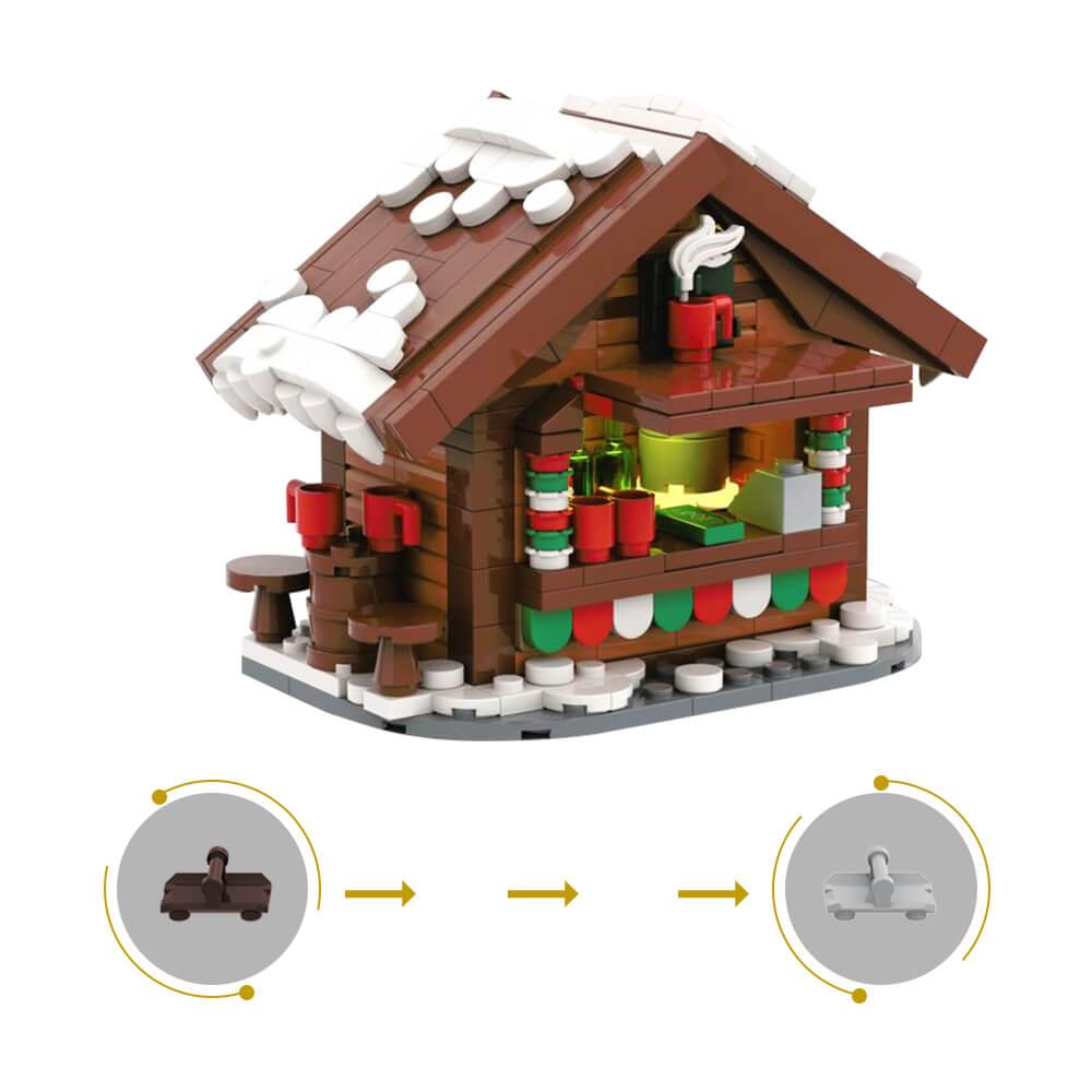368PCS Hot Drinks Stands - CHRISTMAS MOC MOC Building Block Bricks |MocPixel 368PCS Hot Drinks Stands - CHRISTMAS MOC MOC Building Block Bricks |MocPixel - Default Title Lego Block Sets Alternative