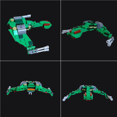 Klingon Bird of Prey MOC Building Block Bricks |MocPixel Klingon Bird of Prey MOC Building Block Bricks |MocPixel - Mini Size(100PCS) Lego Block Sets Alternative