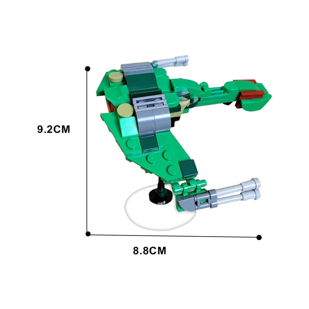 Klingon Bird of Prey MOC Building Block Bricks |MocPixel Klingon Bird of Prey MOC Building Block Bricks |MocPixel - Mini Size(100PCS) Lego Block Sets Alternative