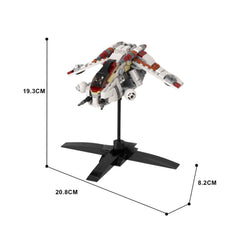 304PCS Micro Size LAAT/i Republic Gunship : Episode II Space War MOC Building Block Bricks |MocPixel 304PCS Micro Size LAAT/i Republic Gunship : Episode II Space War MOC Building Block Bricks |MocPixel - Default Title Lego Block Sets Alternative