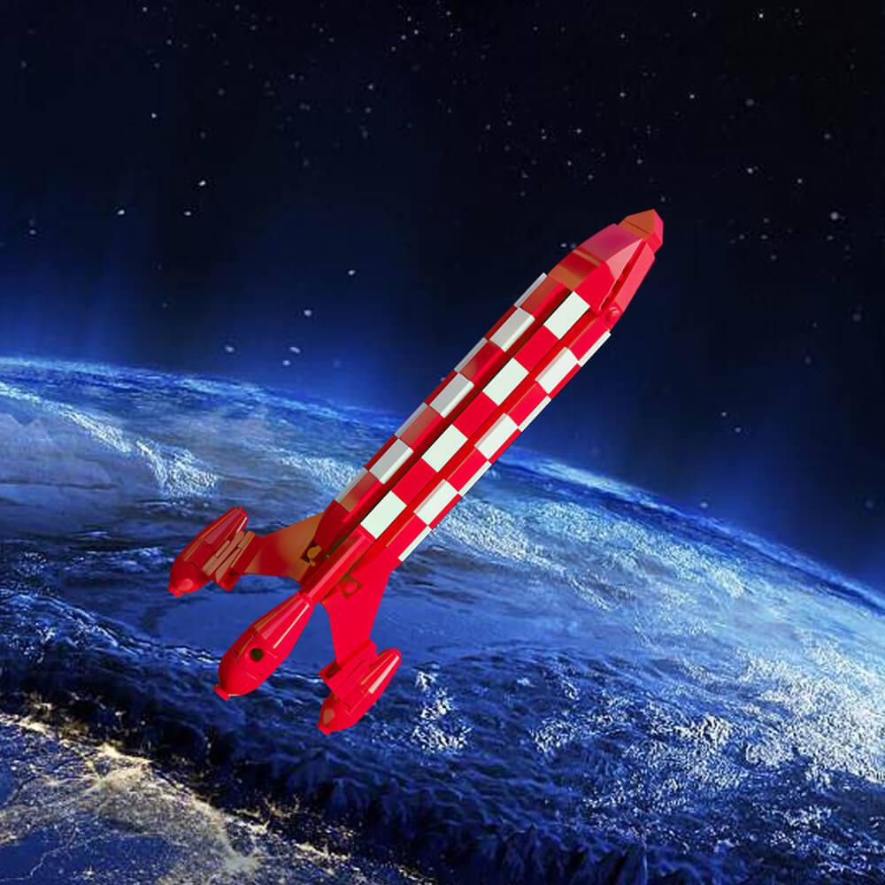 278PCS Tindin Moon Rocket MOC Building Block Bricks |MocPixel 278PCS Tindin Moon Rocket MOC Building Block Bricks |MocPixel - Default Title Lego Block Sets Alternative