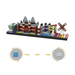 336PCS Amsterdam skyline MOC Building Block Bricks |MocPixel 336PCS Amsterdam skyline MOC Building Block Bricks |MocPixel - Default Title Lego Block Sets Alternative