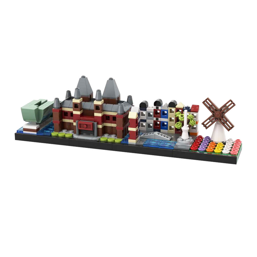 336PCS Amsterdam skyline MOC Building Block Bricks |MocPixel 336PCS Amsterdam skyline MOC Building Block Bricks |MocPixel - Default Title Lego Block Sets Alternative