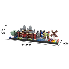 336PCS Amsterdam skyline MOC Building Block Bricks |MocPixel 336PCS Amsterdam skyline MOC Building Block Bricks |MocPixel - Default Title Lego Block Sets Alternative