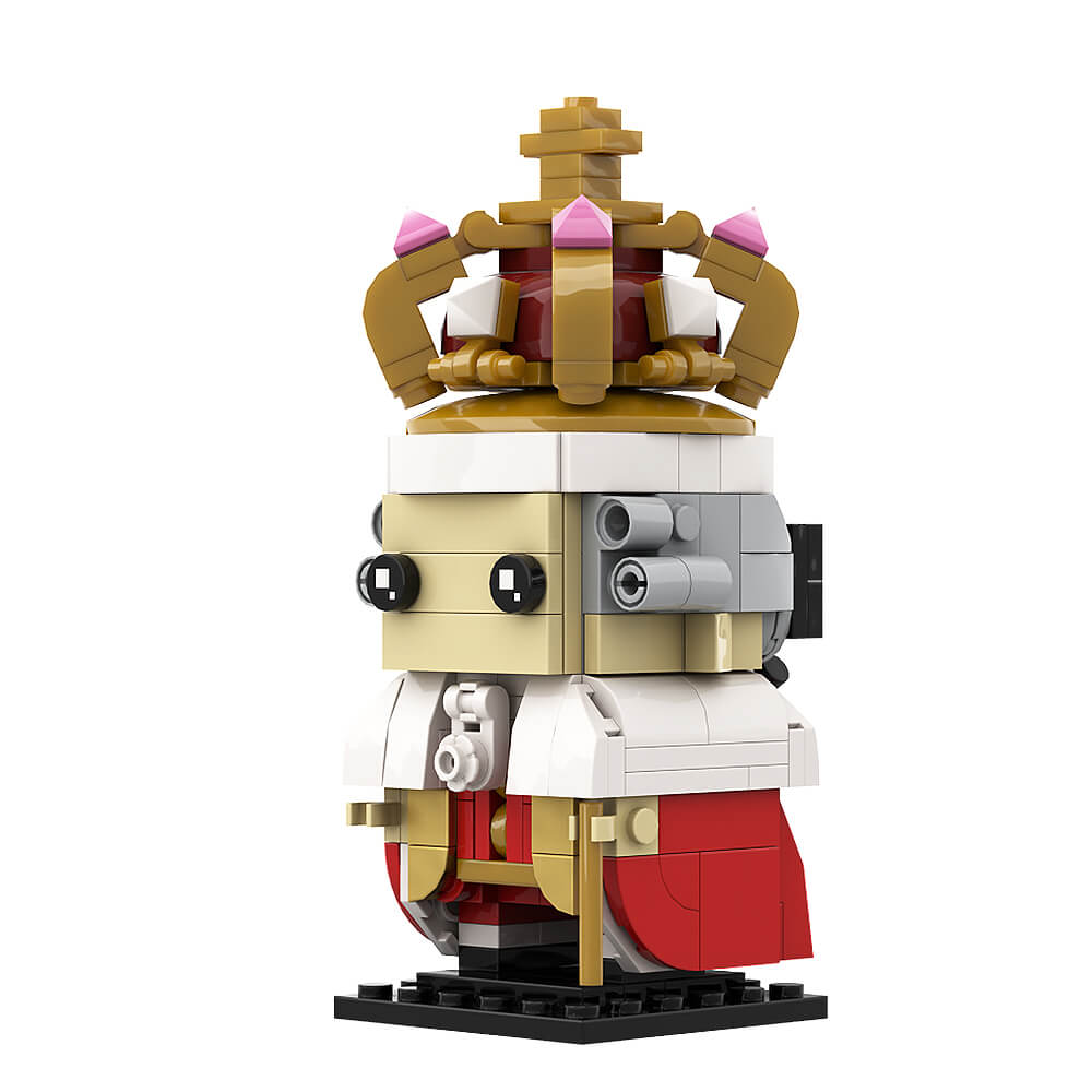 232PCS King George III Brickheadz MOC Building Block Bricks |MocPixel 232PCS King George III Brickheadz MOC Building Block Bricks |MocPixel - Default Title Lego Block Sets Alternative