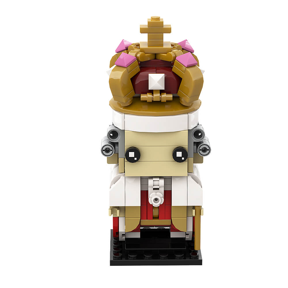 232PCS King George III Brickheadz MOC Building Block Bricks |MocPixel 232PCS King George III Brickheadz MOC Building Block Bricks |MocPixel - Default Title Lego Block Sets Alternative