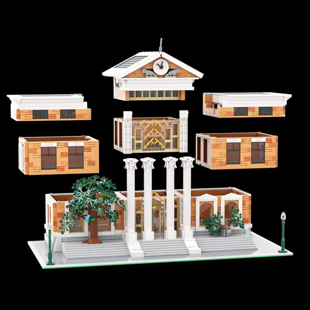 3003PCS Modular Back to the Future Courthouse MOC Building Block Bricks |MocPixel 3003PCS Modular Back to the Future Courthouse MOC Building Block Bricks |MocPixel - Default Title Lego Block Sets Alternative