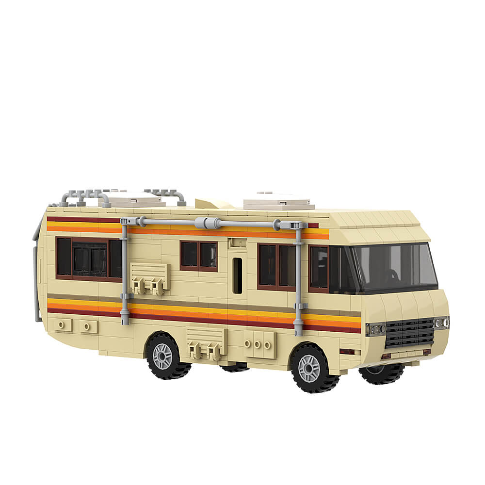 734PCS Breaking Bad White& Pinkman's Cooking Lab RV MOC Building Block Bricks |MocPixel 734PCS Breaking Bad White& Pinkman's Cooking Lab RV MOC Building Block Bricks |MocPixel - Default Title Lego Block Sets Alternative