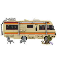734PCS Breaking Bad White& Pinkman's Cooking Lab RV MOC Building Block Bricks |MocPixel 734PCS Breaking Bad White& Pinkman's Cooking Lab RV MOC Building Block Bricks |MocPixel - Default Title Lego Block Sets Alternative